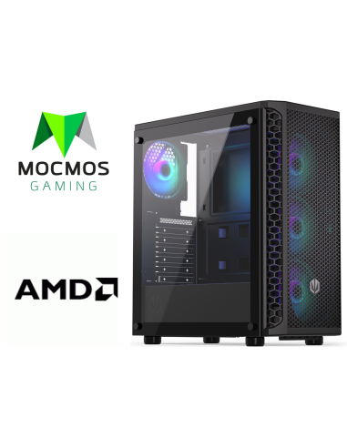 SL MOCMOS Endorfy RGB GAME PC AMD Ryzen 5 2600X/16GB/1TB NVMe SSD/AMD Radeon RX 580 8GB /Windows 11 Home/24 Maand Garantie